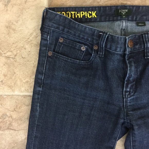 SALE
 J Crew Toothpick Stretch Denim Skinny JeansE5 - Picture 5 of 7